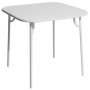 Week-end tuintafel 85x85 met dicht blad Pearl Grey