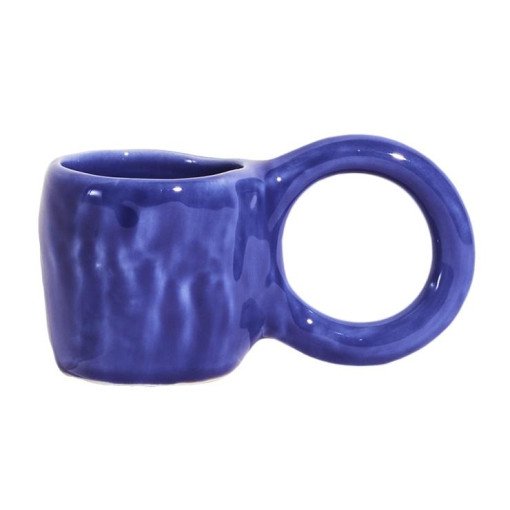 Donut espresso mok set van 2 Blue