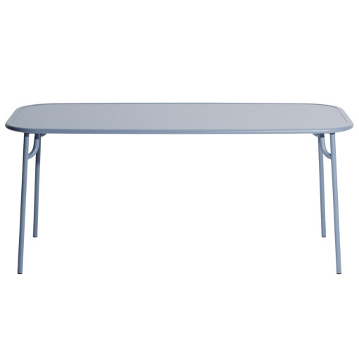 Week-end tuintafel 180x85 met dicht blad Pigeon blue