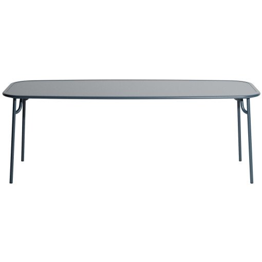 Week-end tuintafel 220x85 met dicht blad Grey blue