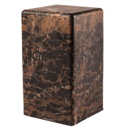 Pillar Marble pilaar small bruin