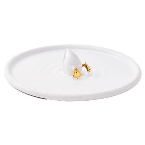 Diving Duck Plate dienblad Ø40 goud