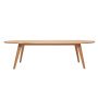 Archi tafel ronde hoeken 220x90 natural