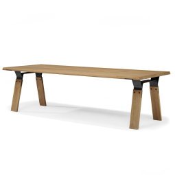 Bridge tafel 200x100 Skylt Soap Oak