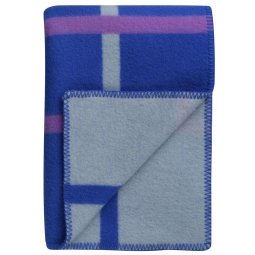 Knut plaid 135x200 Cobalt Blue