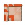 Kvam plaid 135x200 Orange