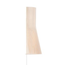 Secto 4231 wandlamp met snoer naturel berk