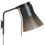 Petite 4630 wandlamp zwart