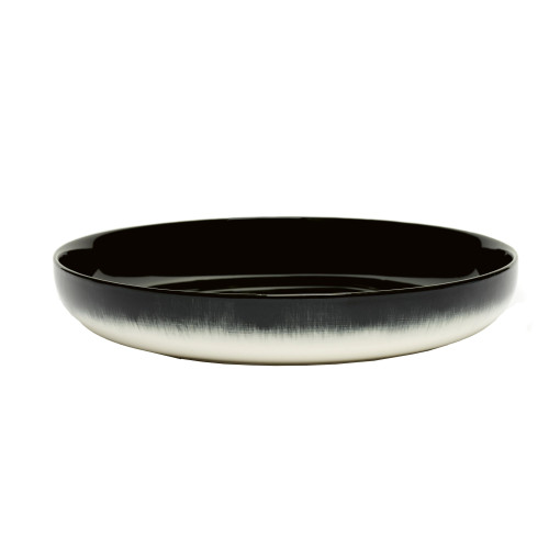 Dé tableware by Ann Demeulemeester diep bord Ø24 white/black b