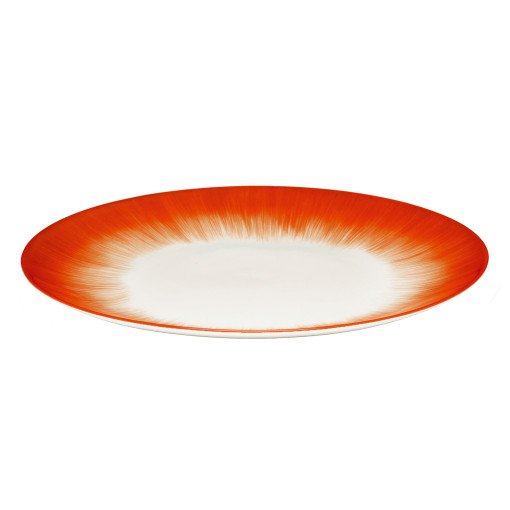 Dé tableware by Ann Demeulemeester dinerbord Ø24 white/red 5