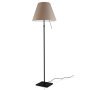 Costanza vloerlamp telescopisch met dimmer zwart/Shaded Stone