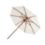 Messina parasol Ø270 wit