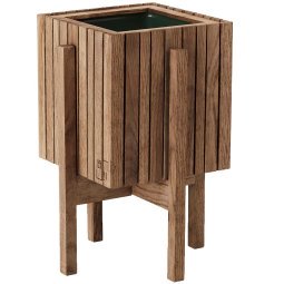 GrowON plantenbak incl reservoir 22x2 standaard donker eiken