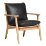 Rén fauteuil small eiken naturel Bellagio Black 7925 gold