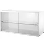 Vitrinekast 78 x 30 x 42 cm wit