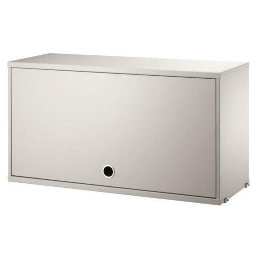 Cabinet with flip door 78x30x42 Beige