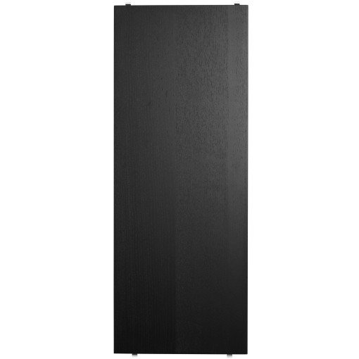 Shelf 58 x 30 cm zwart gebeitst essen 3-pack