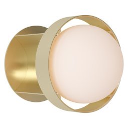 Loop wandlamp large goud