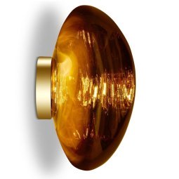 Melt wandlamp LED goud