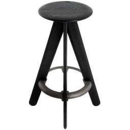 Slab Bar Stool barkruk zwart