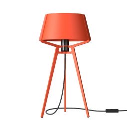 Bella tafellamp zwarte fitting Striking Orange