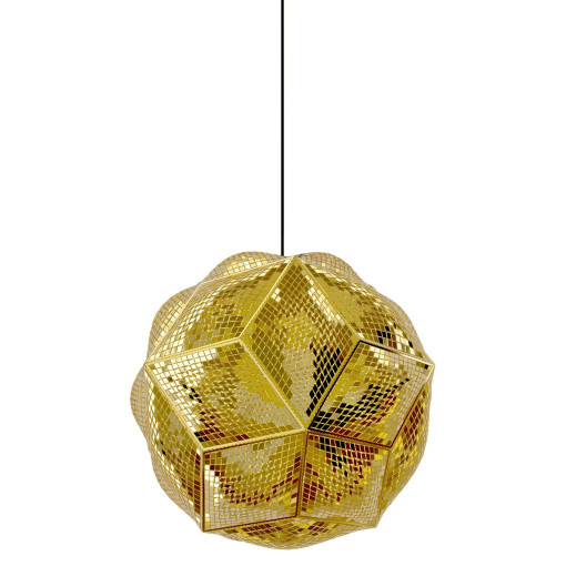 Puff hanglamp Ø45 messing