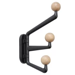 Capture SC74 wandkapstok Graphite & Oak