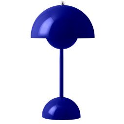 FlowerPot VP9 tafellamp LED oplaadbaar cobalt blue