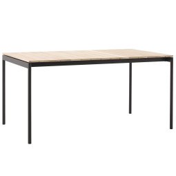 Ville tuintafel 90x150 Warm Black