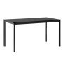 Drip HW58 tafel 140x80 zwart onderstel black fenix