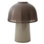 Raku SH8 tafellamp oplaadbaar Beige grey & Bronzed