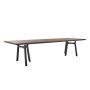 Trestle tafel 280x100 gerookt eiken