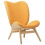 A Conversation Piece Tall fauteuil naturel eiken, Tangerine