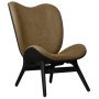 A Conversation Piece Tall fauteuil zwart eiken, Sugar Brown