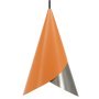 Cornet hanglamp Nuance Orange staal 