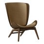 The Reader fauteuil donker eiken, Sugar Brown