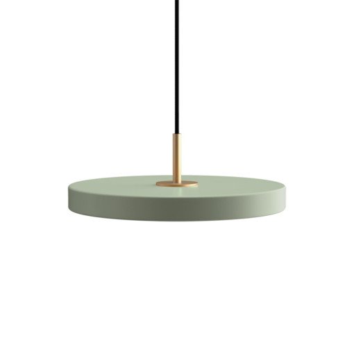 Asteria hanglamp Ø31 LED mini messing/nuance olijf