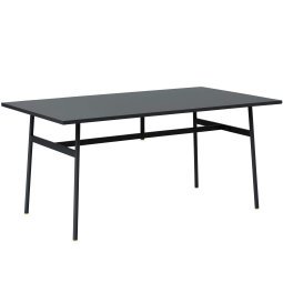 Union tafel 160x90 zwart