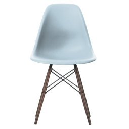 Eames DSW stoel donker esdoorn onderstel, Ice Grey