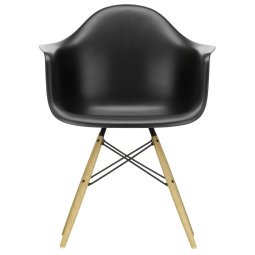 Eames DAW stoel essen onderstel, Deep Black