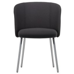 Mikado Side Chair stoel gepolijst aluminium Plano