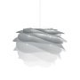 Carmina Mini hanglamp Ø32 wit snoer, Misty Grey