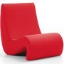 Amoebe fauteuil rood