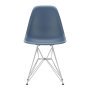 Eames DSR stoel verchroomd onderstel, Sea Blue