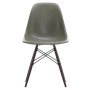 Eames DSW Fiberglass stoel esdoorn donker, raw umber