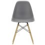 Eames DSW stoel geelachtig esdoorn onderstel, Granite Grey