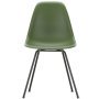 Eames DSX stoel zwart gepoedercoat onderstel, Forest