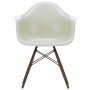 Eames DAW Fiberglass stoel donker esdoorn, parchment