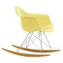 Eames RAR schommelstoel esdoorn chroom, Citron