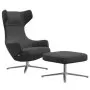 Grand Repos loungestoel met Ottoman, Cosy 2 Classic Grey